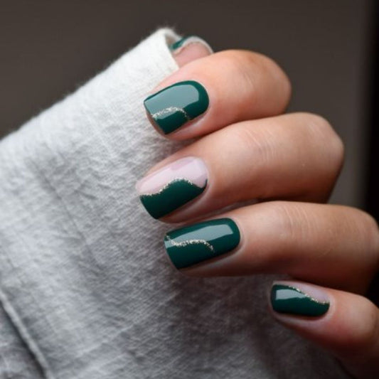 EMERALD FOREST | UÑAS DE GEL