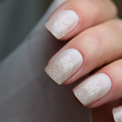FLORAL BEIGE | UÑAS DE GEL