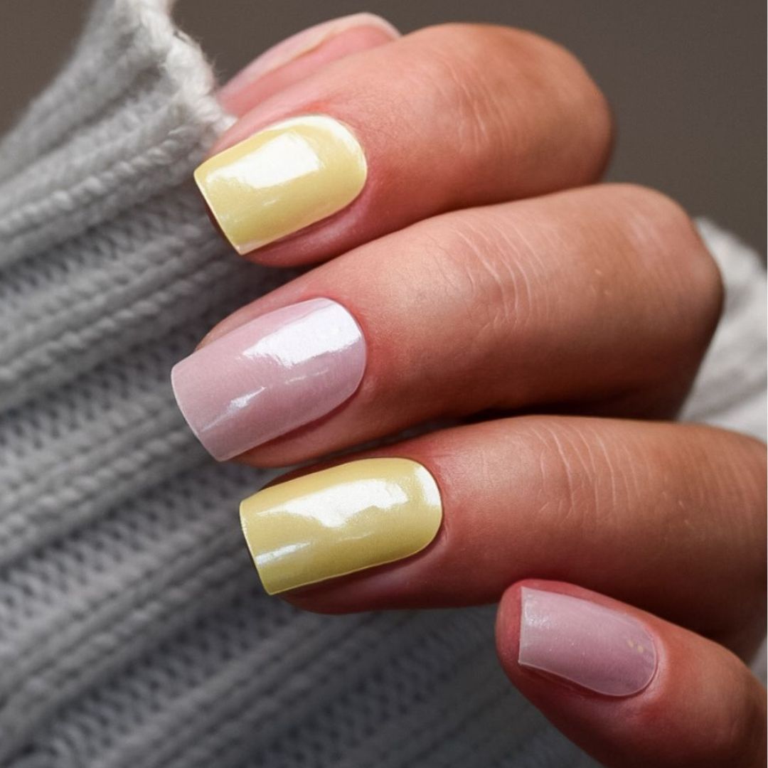 LEMON LILAC | UÑAS DE GEL