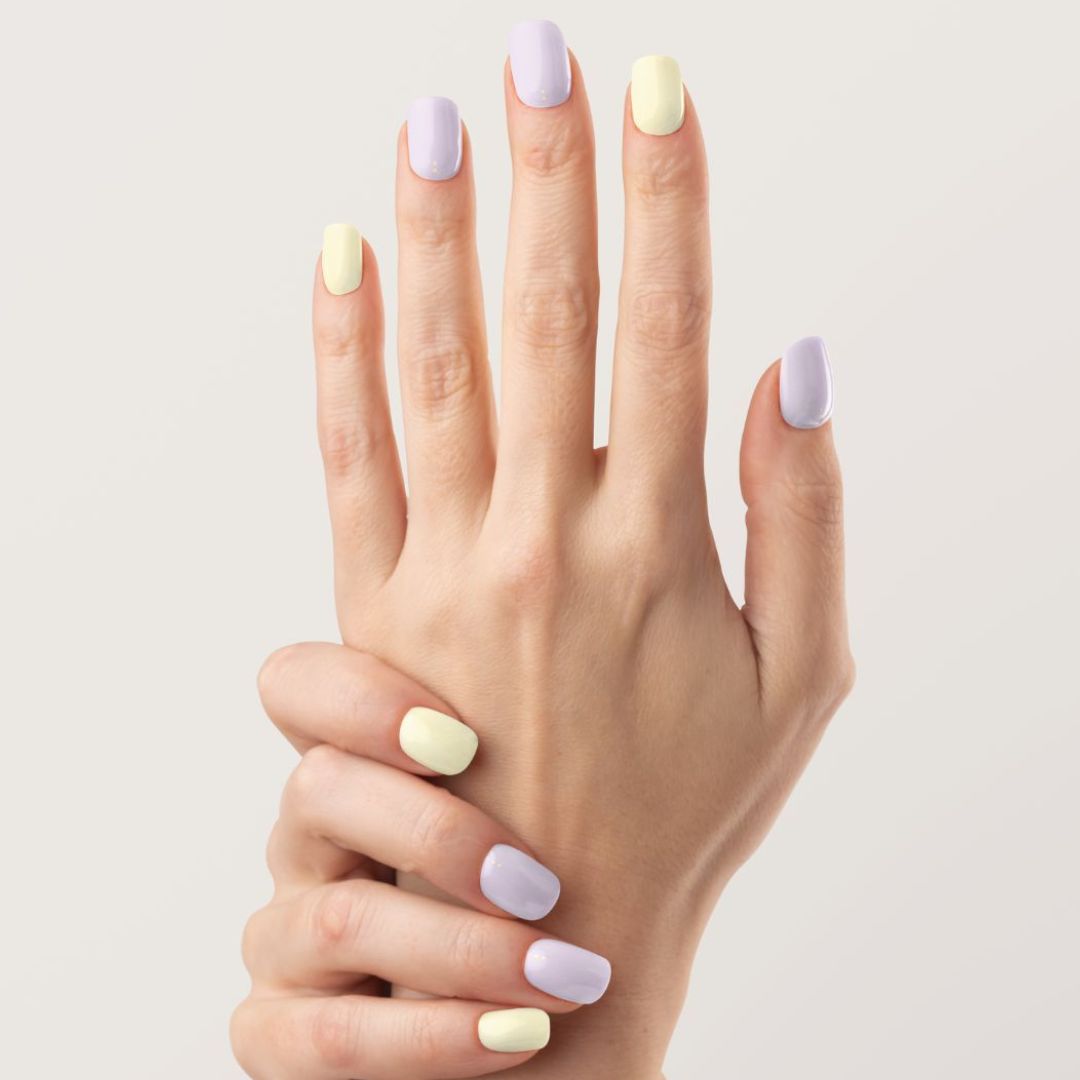 LEMON LILAC | UÑAS DE GEL