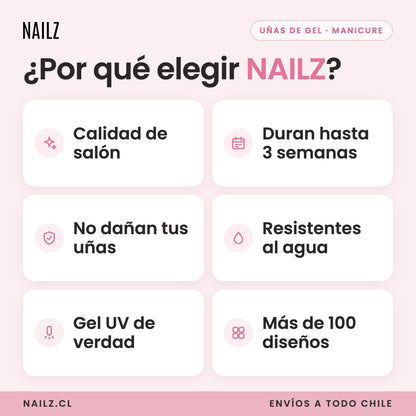 ¿Por qué elegir NAILZ? Beneficios de las uñas de gel