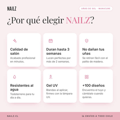 ¿Por qué elegir NAILZ? Beneficios de las uñas de gel