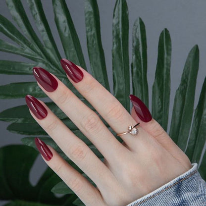 WINE RED | UÑAS DE GEL